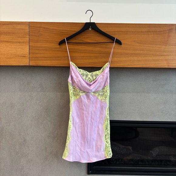 For Love and Lemons Silky Slip Dress, Size S - Picture 6 of 16